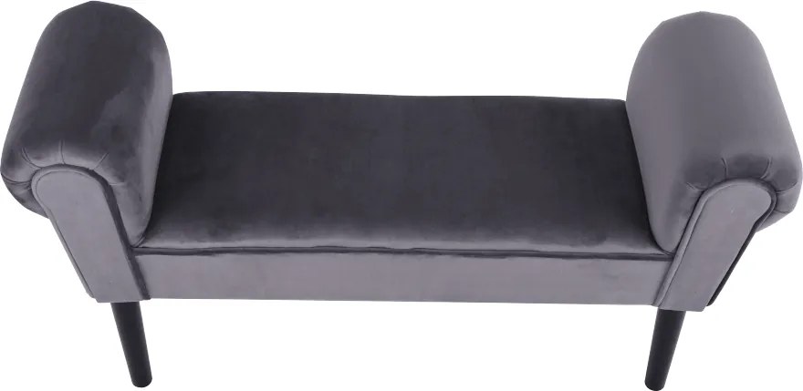 Lóca, Velvet szövet, szürke/fekete, BURDA
