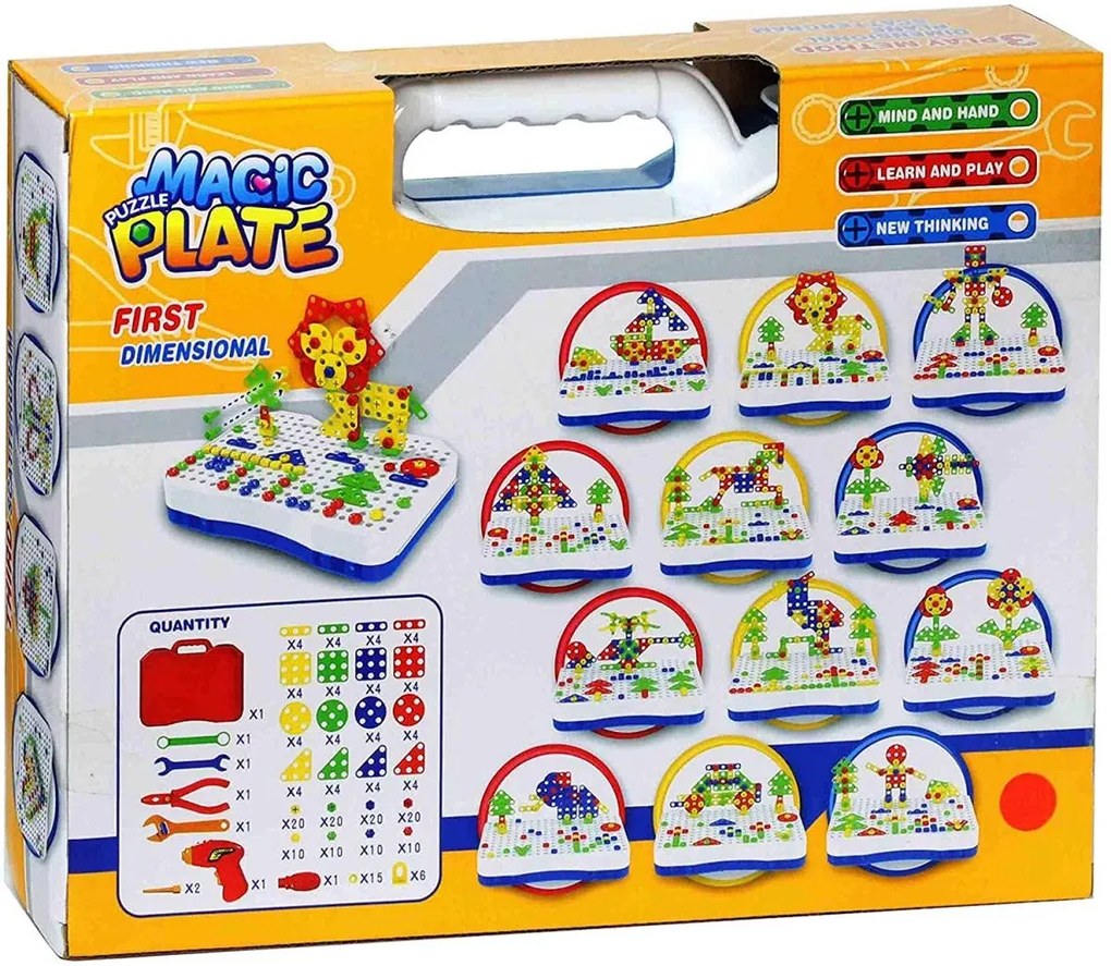 Zaparkorun Csavarozókészlet fúróval - 205 alkatrész