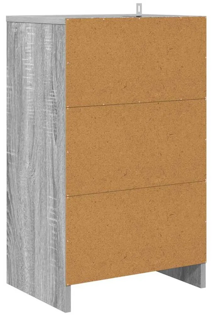 Éjjeliszekrények 2 pcs Szürke Sonoma 40 x 30 x 467 cm Faanyag