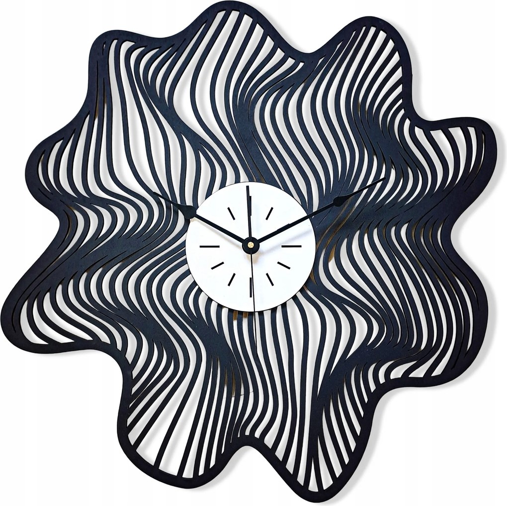 Nagy, Modern,absztrakt Falióra,geometrikus, Loft, 60 cm