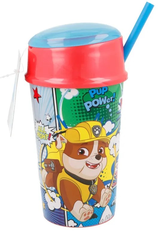 Mancs Őrjárat Comic üdítő- és snack tartó pohár 400 ml