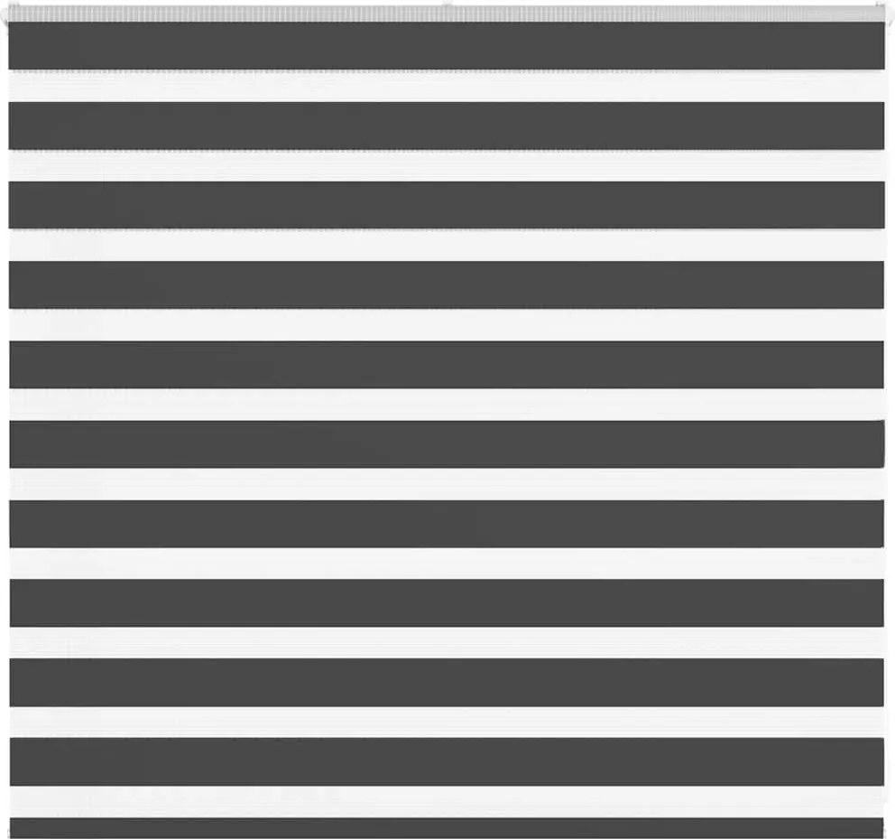 vidaXL zebrafüggönnyel fekete szövetszélesség 155,9 cm poliészter