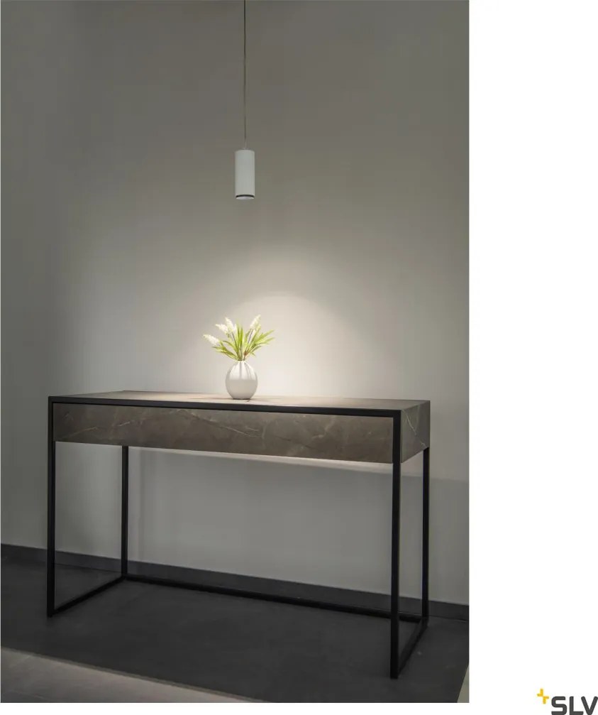 SLV 1004447 NUMINOS PD DALI S Hengeres Függesztett Lámpa Fehér, Fekete LED IP20
