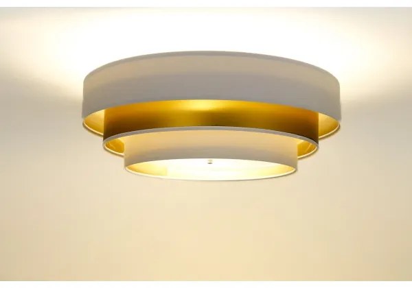 TRINITI mennyezeti lámpa 2xE27/60W/230V fehér/arany