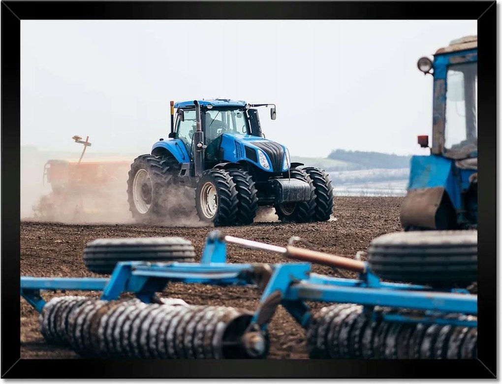 Poszterek keretben 40x30 Traktorok mező mezőgazdaság