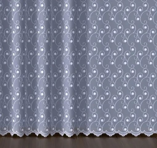 Mg Függöny 618/306 Fehér 250cm magas lengyel gyártmány