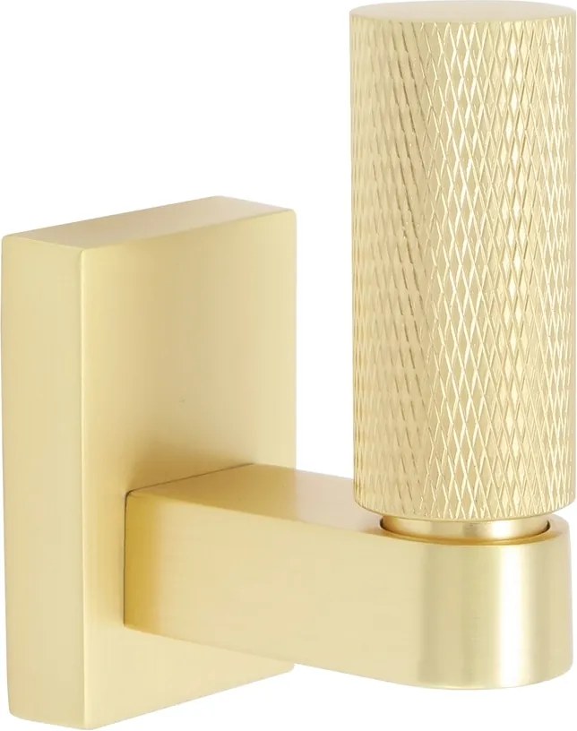 Bútorakasztó Arany Szálcsiszolt Bordázott Masszív Amix W038