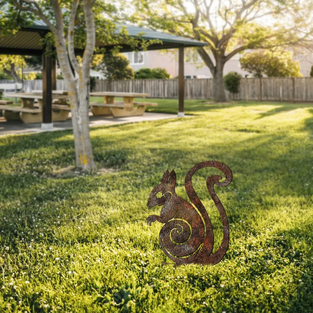 Squirrel fém kerti dísztárgy, 44×23 cm – TR565TNL1289
