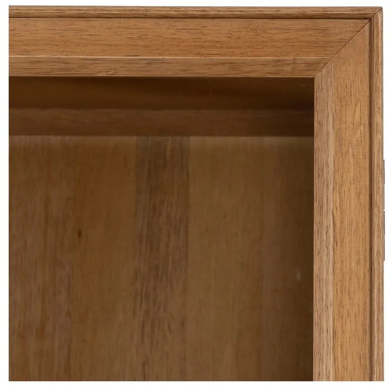 Natúr színű tálalószekrény kőrisfa dekorral 84,5x198 cm – Ixia