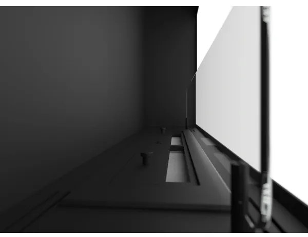 InFire - Beépített BIO kandalló 90x50 cm fekete