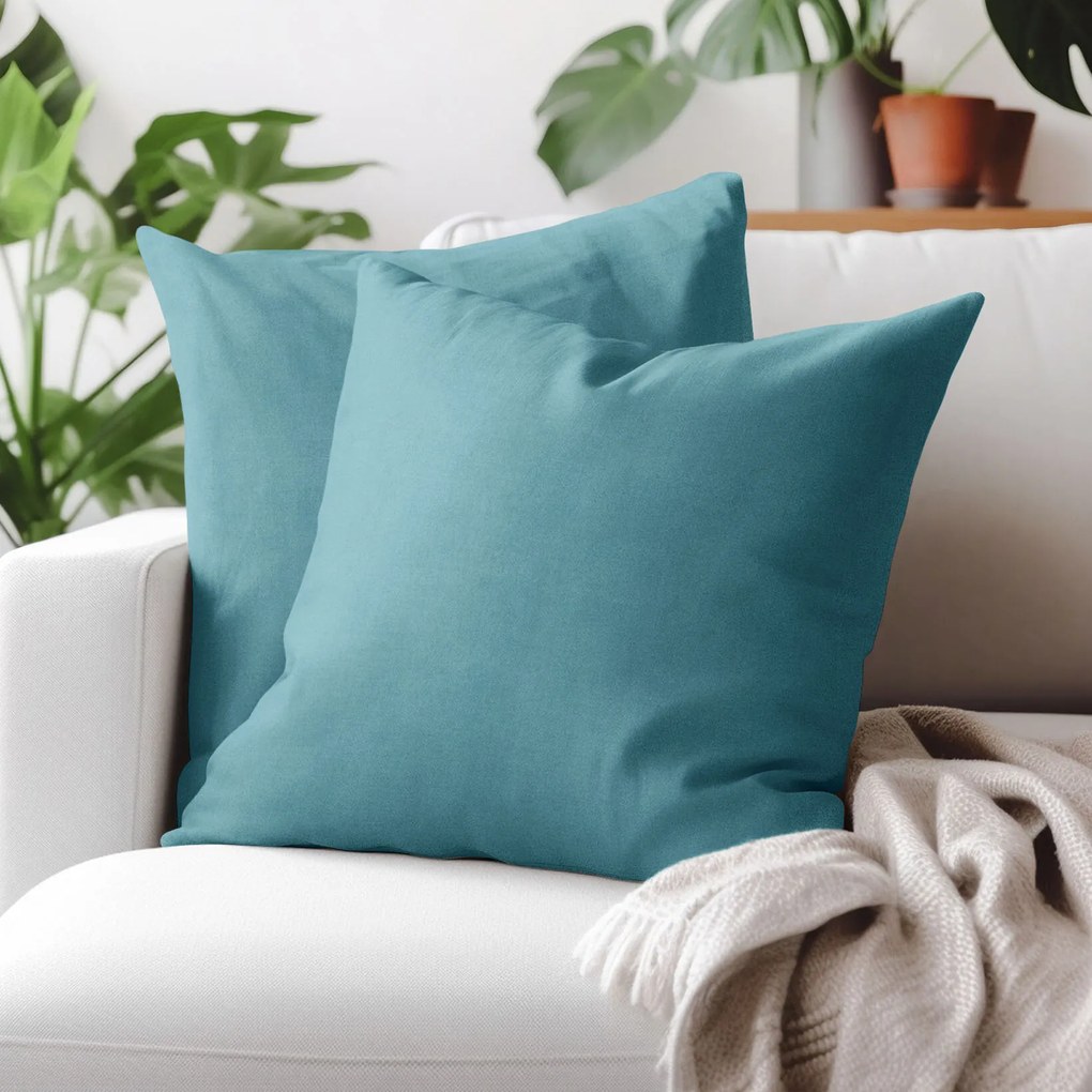 Goldea díszpárnahuzat marbella - petrolkék 50 x 50 cm