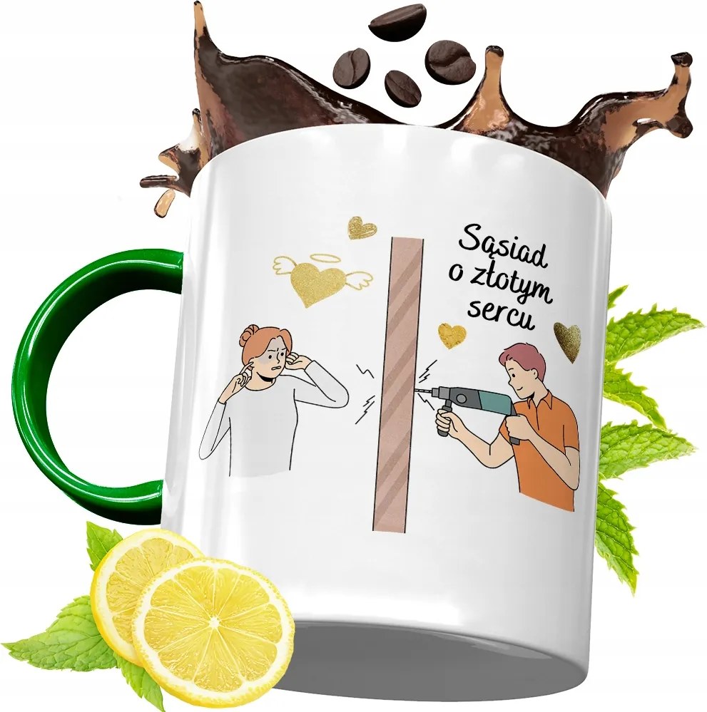 Zöld Bögre Születésnapra Ajándék fényképes nyomtatással