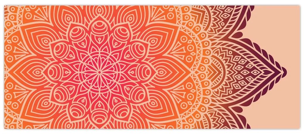 Kép - mandala art (120x50 cm)