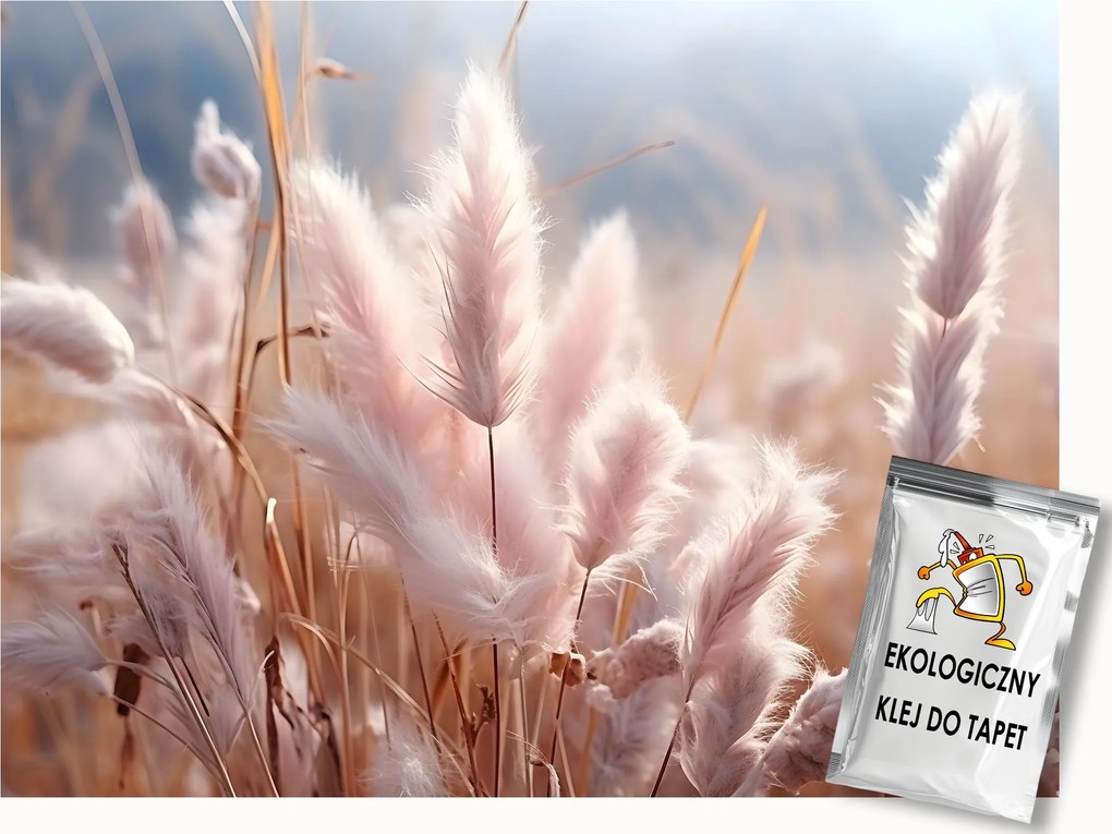 Fotótapéta Flizelina Természet Rét Pampas Fű Pehely Puhaság 400x280 ragasztó