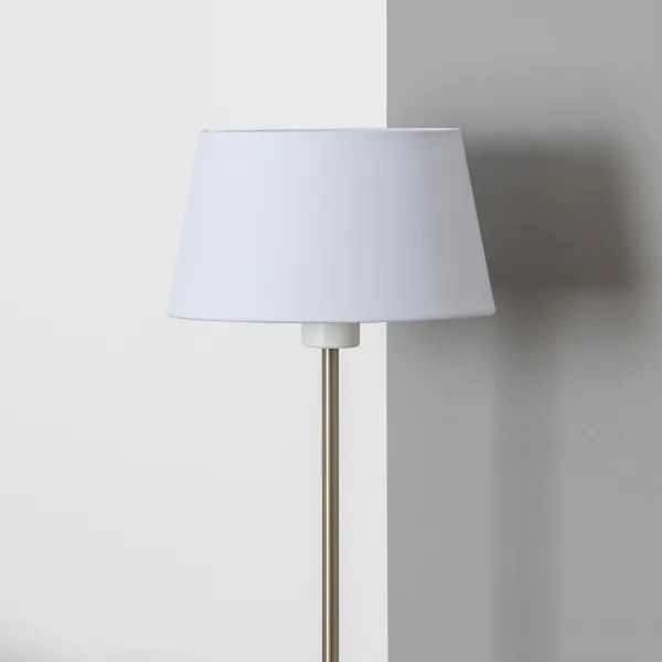 Brilagi - LED állólámpa CERIA 1xE27/40W/230V Ø 25 cm fehér/matt króm