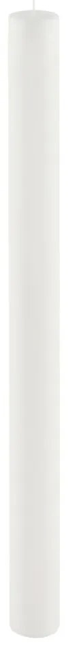 Cylinder Pure fehér hosszú gyertya, égési idő 53 óra - Ego Dekor