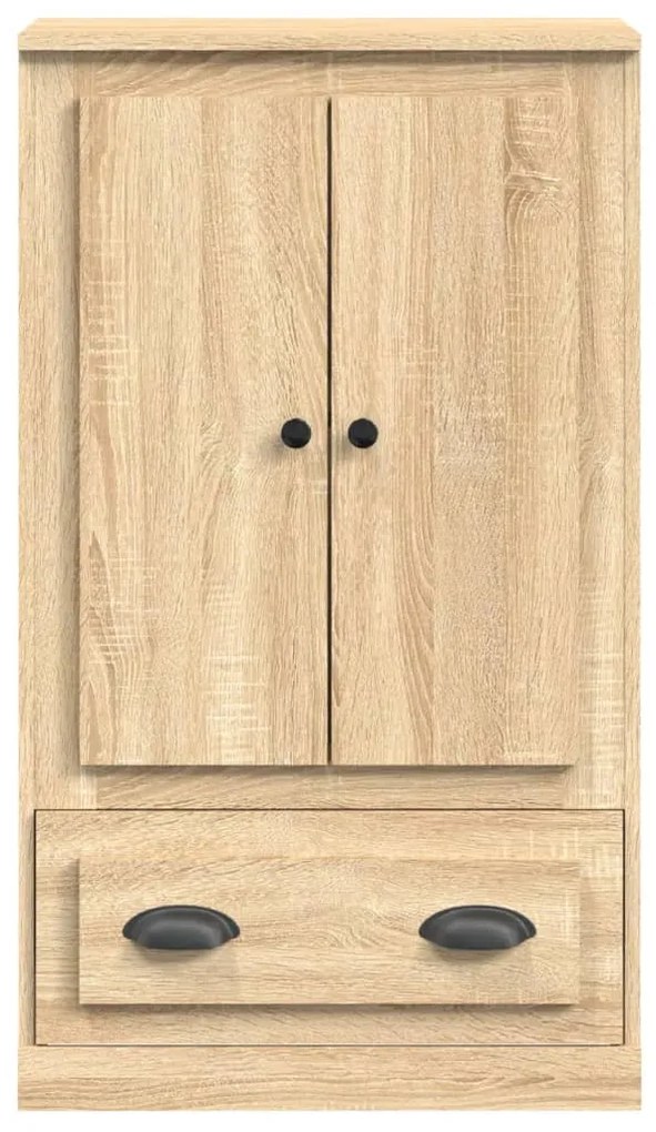 sonoma tölgy szerelt fa magasszekrény 60x35,5x103,5 cm