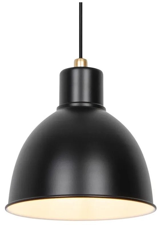 Nordlux - Csillár zsinóron POP 1xE27/40W/230V fekete/arany 2213623003