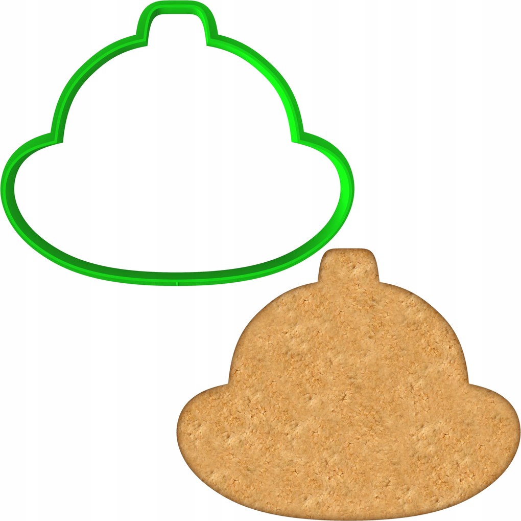 Mézeskalács lyukasztó Tűzoltóság Tűzoltó sisak 10cm