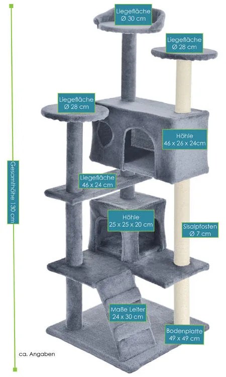 Kaparófa ,,Bonnie" szürke