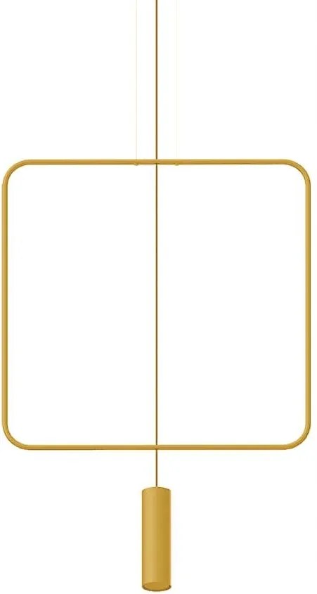 Mennyezeti lámpa, függeszték arany modern nappaliba, étkezőbe és konyhába Rana