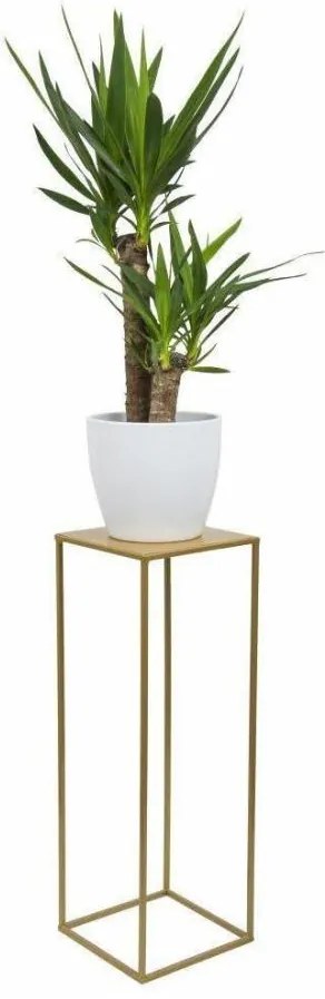 Virágállvány 70x24 cm arany színben