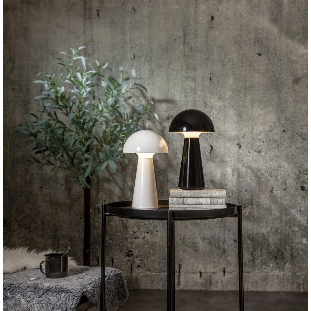 Fehér LED szabályozható asztali lámpa (magasság 28 cm) Mushroom – Star Trading