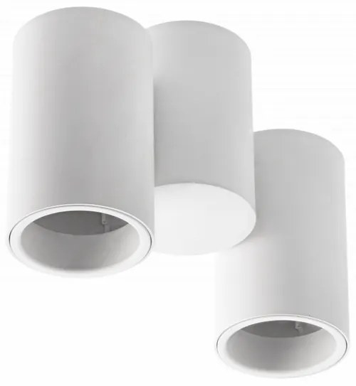 Lámpa Mennyezeti lámpatest LUPO, aluminium, 17.5x5.6x11.5, IP20, 2*GU10, max. 50W, kör, fehér