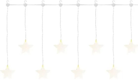LED Karácsonyi kültéri lánc 8xLED/5,84m IP44 csillagok