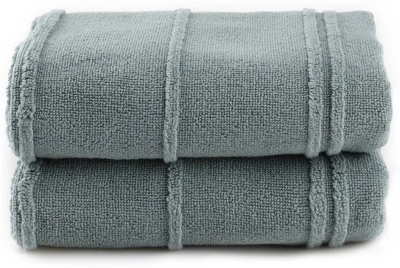 Zöld frottír törölköző szett 2 db-os 50x90 cm Arden – Foutastic