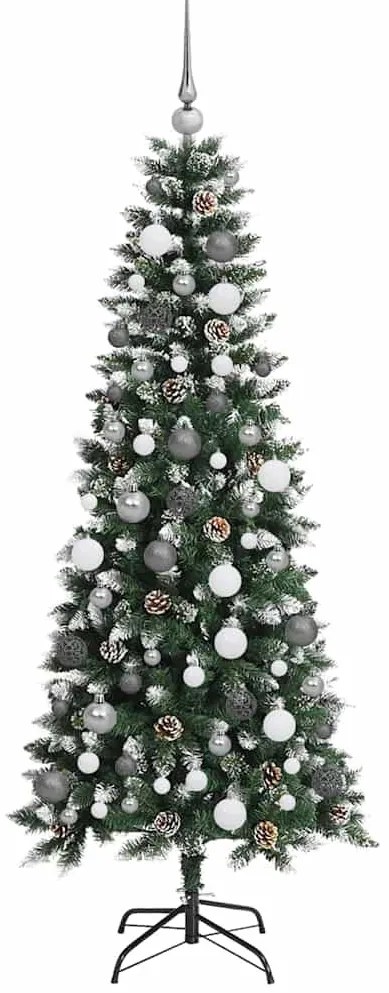 Mű karácsonyfa LED -es lámpákkal Zöld 180 cm PVC