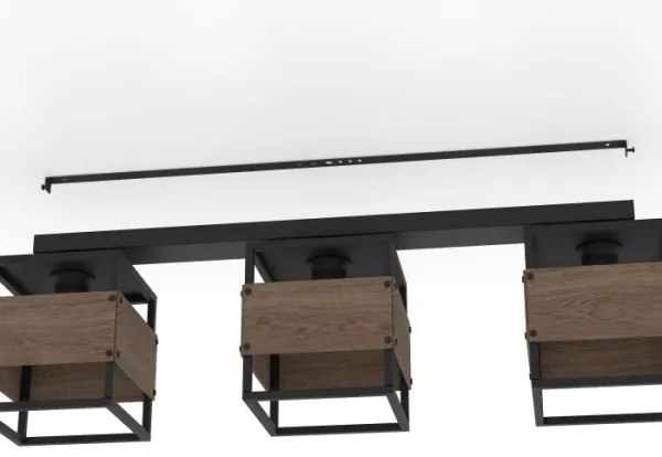 Eglo 43804 - Mennyezeti lámpa EVESHAM 3xE27/40W/230V