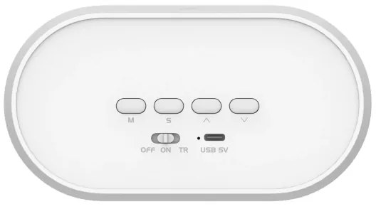 LED állítható éjjeli lámpa ébresztővel BUNNY LED/1,2W/5V 3000K