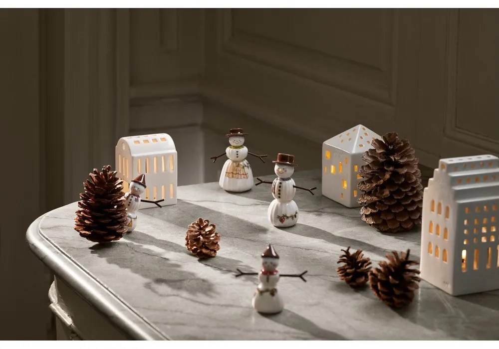 Porcelán karácsonyi figura (magasság 9 cm) Hammershøi Snowwife – Kähler Design