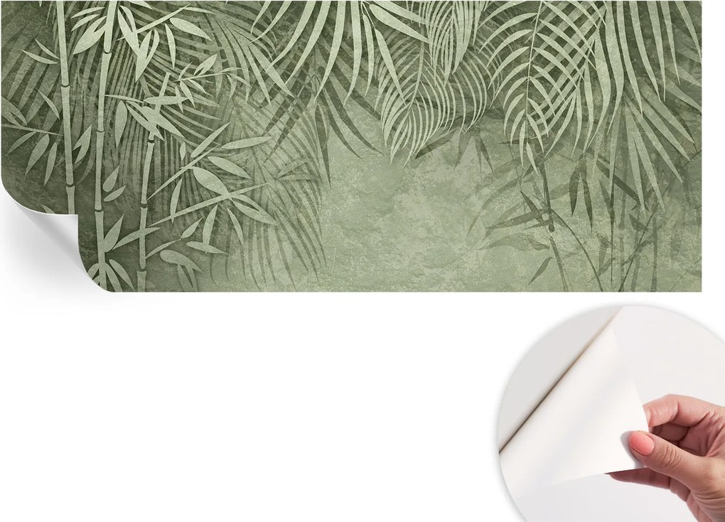 Fotótapéta Fali tapéta Hálószobába és Nappaliba Bambusz paradicsom 250x104 cm