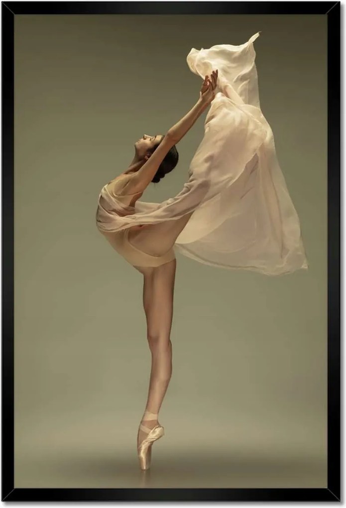 Poszterek keretben 40x60 Finom balerina áll