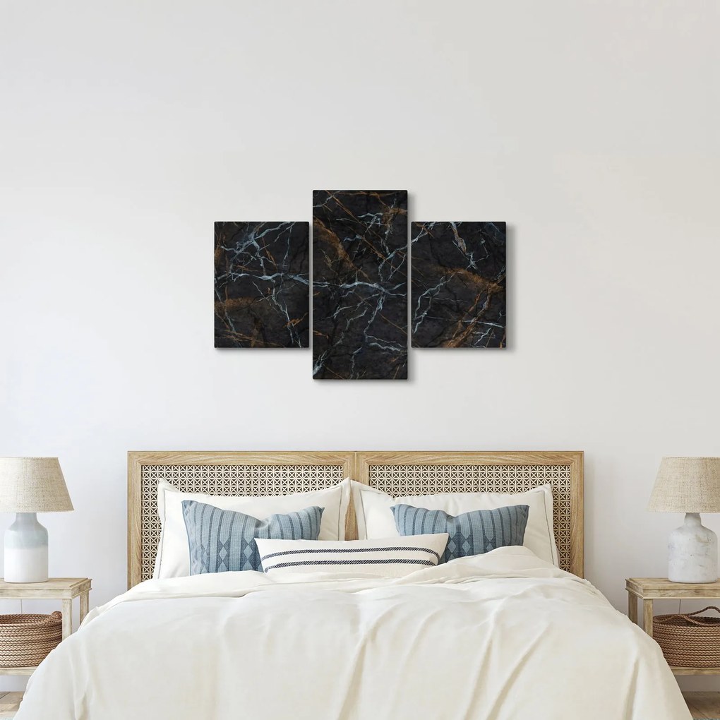 Kép - Fekete márvány (90x60 cm)