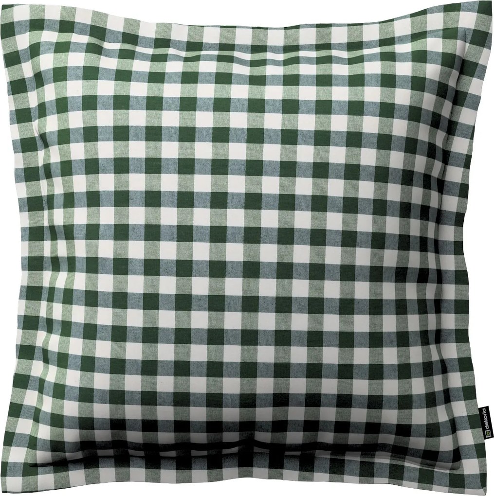 Párnahuzat 45x45 zöld-fehér kockás (1,5x1,5cm)