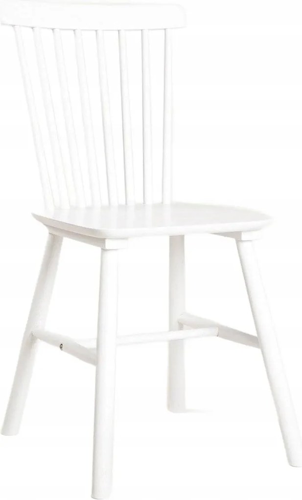 Hagyományos fa étkezőszék nappaliba VICI fehér 46x52x92 Homla