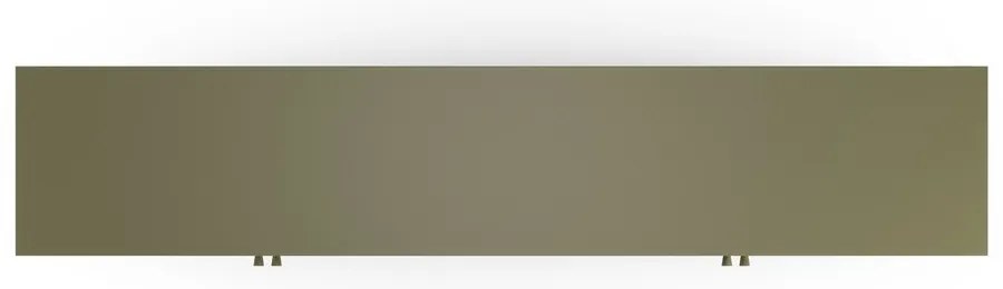 Zöld fém TV-állvány 160x50x35 cm Fayna – Marckeric