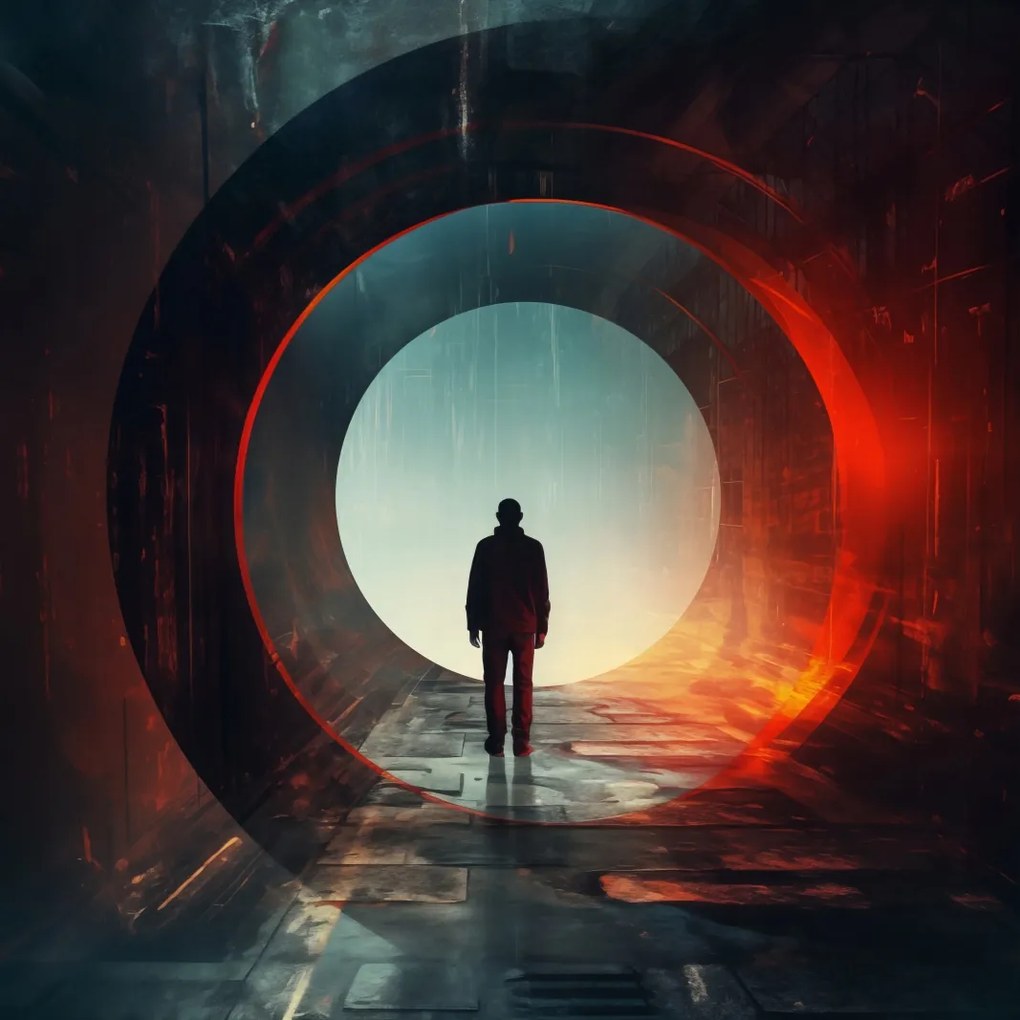 Poszter 50x50cm Portál a világba