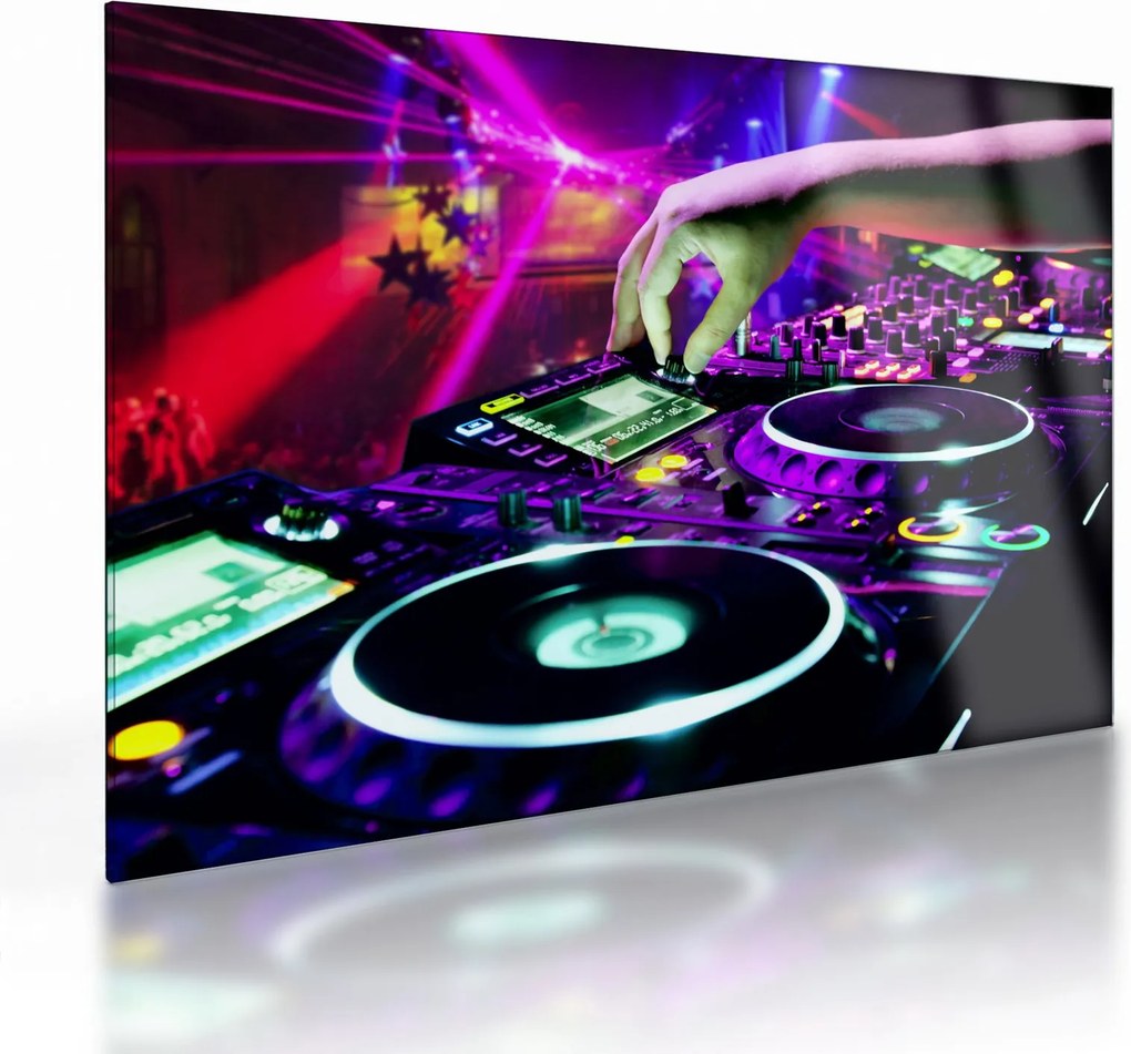 Üveg kép - DJ (70x50 cm)