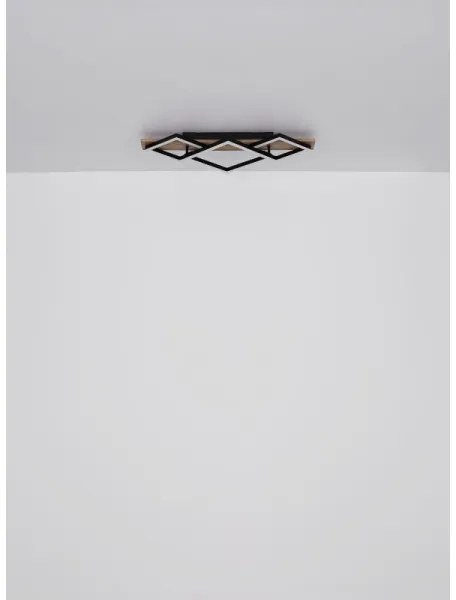 Globo 67344D2 - OBRIEN LED mennyezeti lámpa 32W, 230V, 3000K, 31x61cm