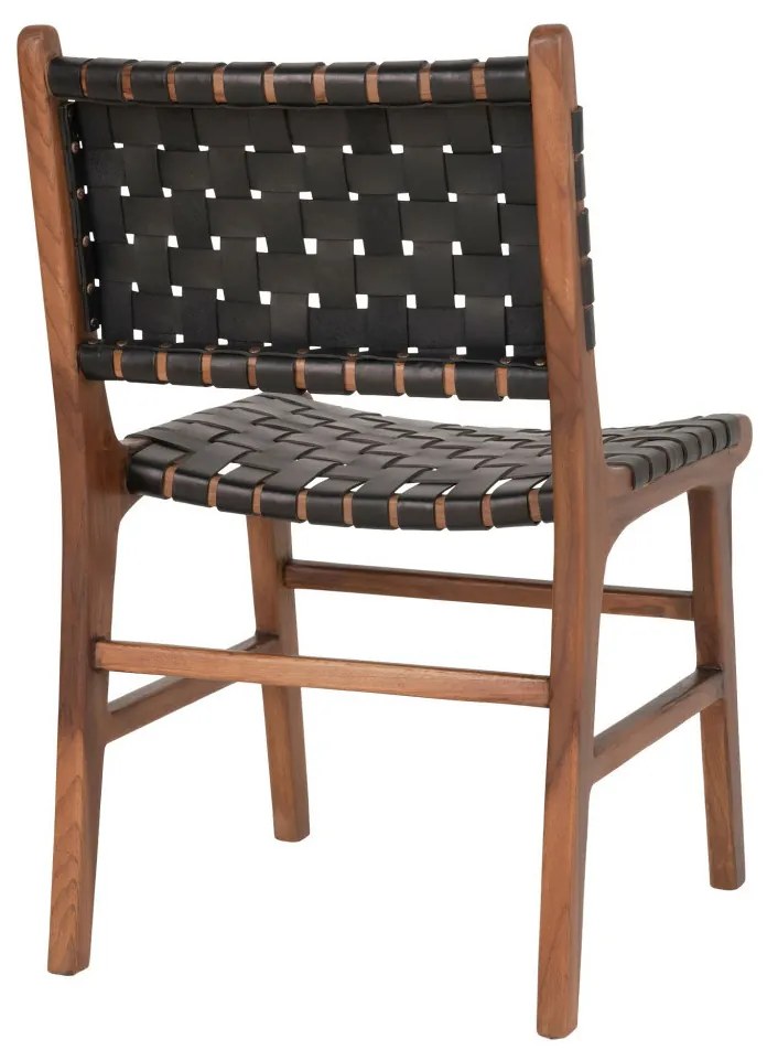 Perugia étkezőszék fa fekete