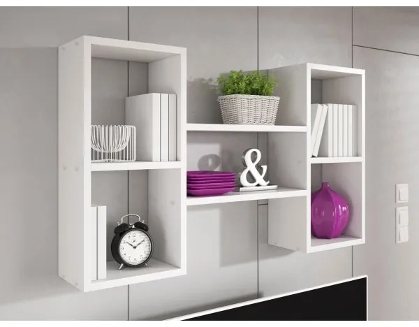 Fali polc TRIO 60x102 cm fehér