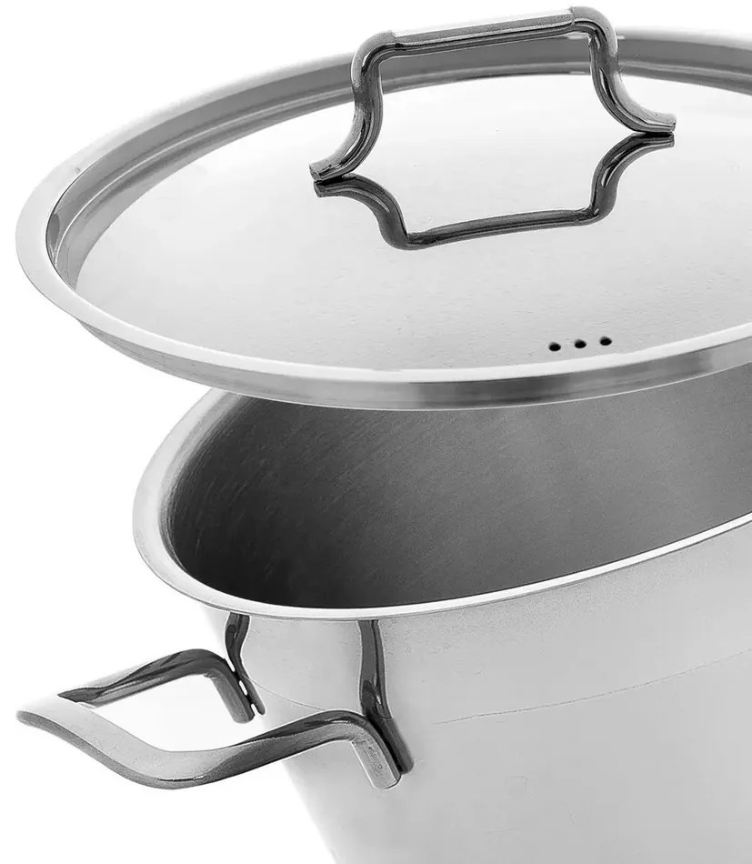 Orion ANETT rozsdamentes acél edény fedővel, 14 l, 14 l