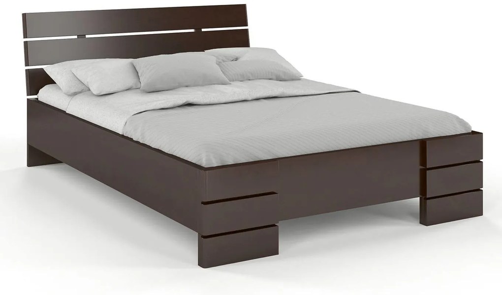 Franciaágy 160 cm Lorenskog High (bükk). 800250