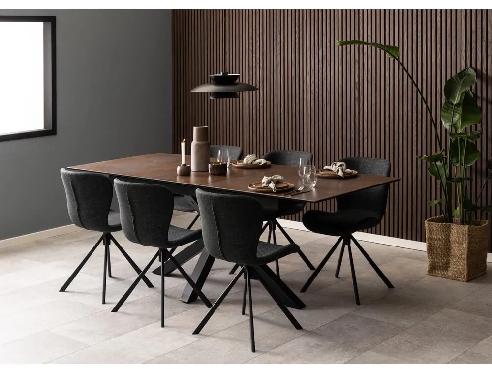 Sötétszürke étkezőszék szett 2 db-os Batilda – Actona