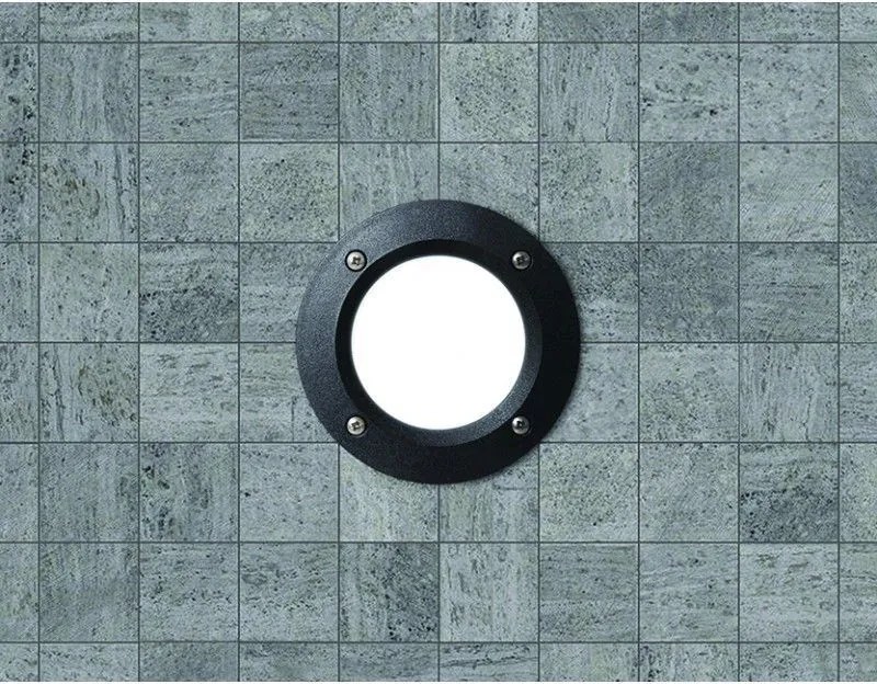 NOVOLUX 084D-G31X1A-02 DEVON Kültéri Falba Építhető Lámpa Fehér, Fekete GX53 IP66