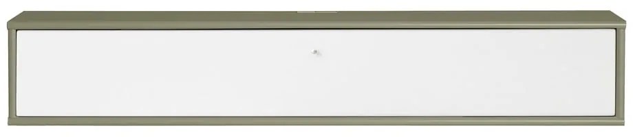 Fehér-khaki TV-állvány 133x22x32,5 cm Mistral – Hammel Furniture